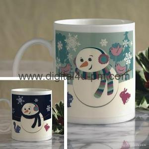 Christmas color-changing mugs