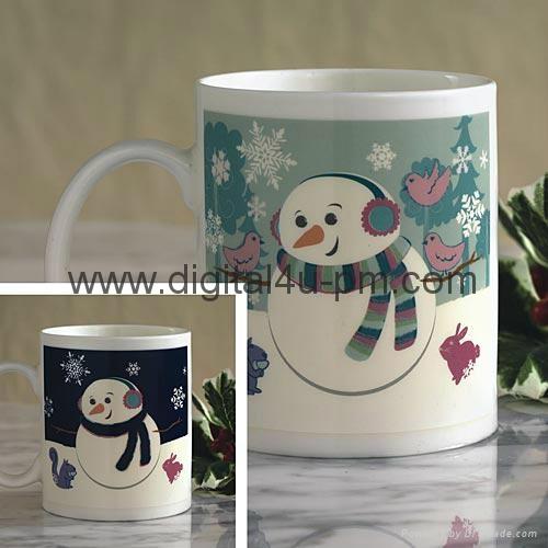 Cheap Christmas color-changing mugs for sale