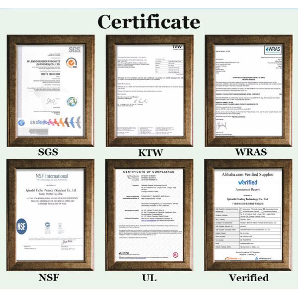OEM FVMQ Rubber Seal Gasket Food Grade Silicone Sealing Ring