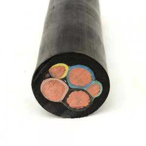 China Multicore TRS Rubber Sheathed Flexible Cable Heatproof Wear Resistant on sale