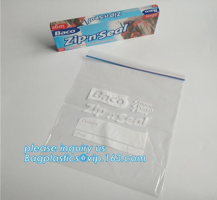 sealing double bag with zipper top for products packing, 5KG resealable rice bag with zipper, bag plastic breast milk st