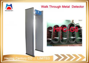 China 6 Zones Security Gate Door Frame Walk Through Metal Detector on sale