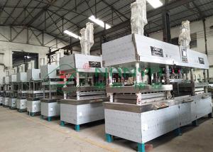 Quality Semi-automated Pulp Molded Food Grade Tableware / Dinnerware Forming Machine wholesale