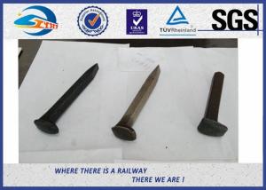 Quality AREM Q235 Carbon Steel Driving Railroad Spikes / Rail Road Spike wholesale