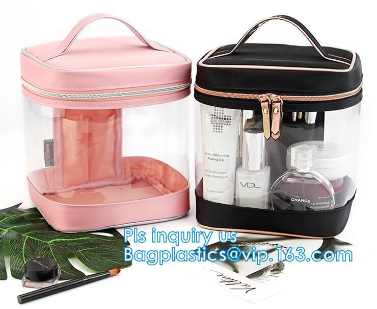 promotion Zip lockk cosmetic PVC bag, pvc vinyl costmetic bag for packing, Cosmetic Bag with Zipper Candy Carry Bag, packs