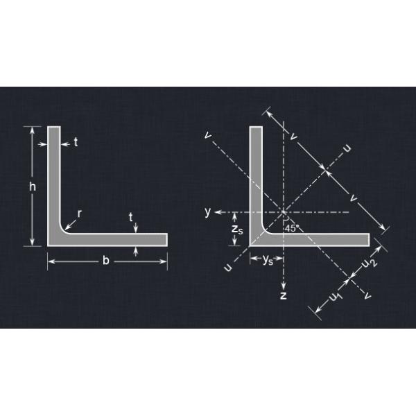 5mm 6mm 7mm 8mm 10mm Stainless Angle Iron 75×75mm 300 Series