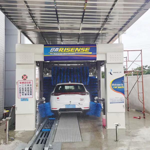 Total Machine Power 39kw Fully Automatic Car Washing System with Foaming Waxing Function