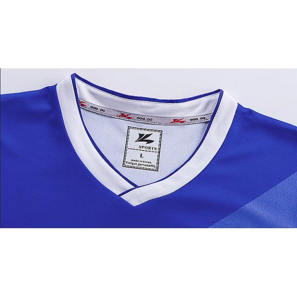 Men's short sleeve jersey customized adult football suit set Student team match training suit design printed word pattern logo