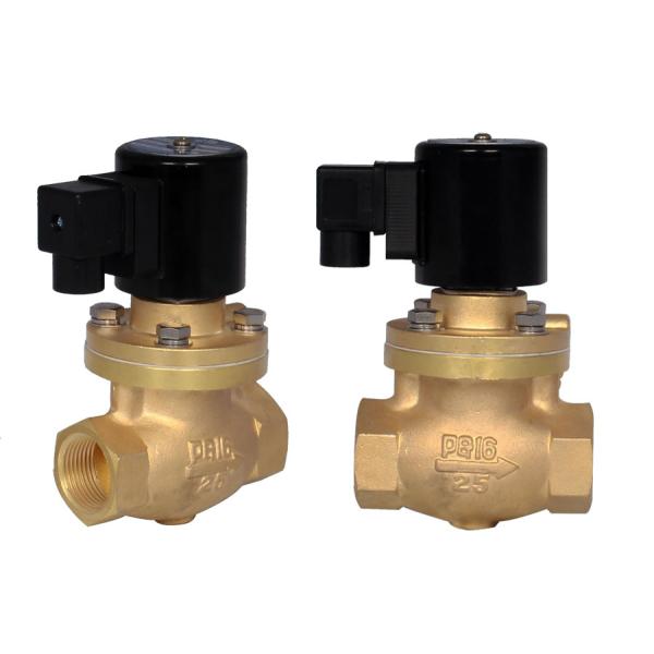 NC NO 1 / 2 Inch Pilot Operated Solenoid Valve For Long Term Operation