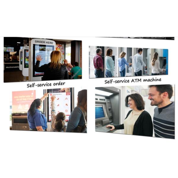 RS232 19 Inch Custom Clear Resistive Touchscreen Panel With Long Touch Life