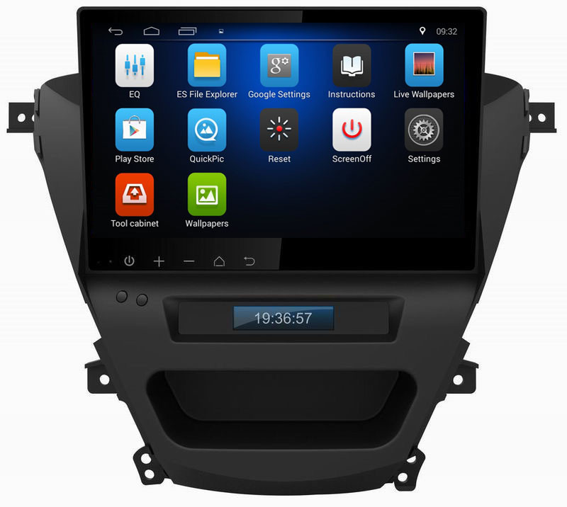 Ouchuangbo car radio multimedia stereo android 8.1 for Hyundai Avante with BT USB 1080 vidro steering wheel control