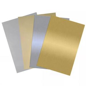 Quality Colors Gold Customized 5052 6061 6063 6082 Aluminium Laser Engraving Anodized Alloy Plate Panel wholesale