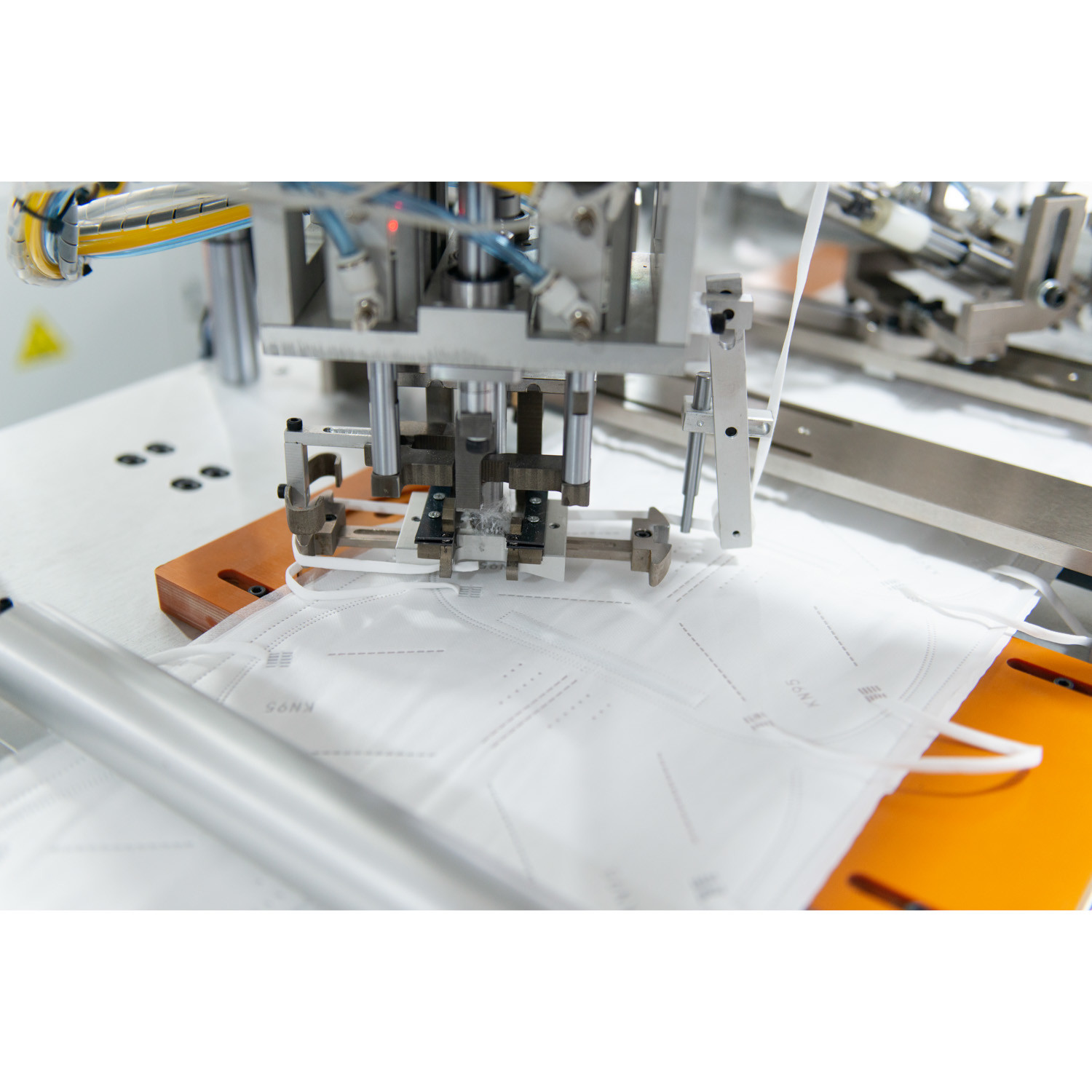 Buy cheap Earloop Non Woven Folding N95 Face Mask Making Machine from wholesalers