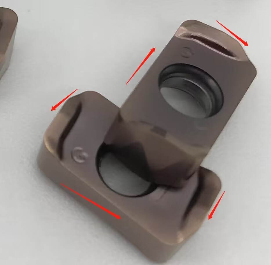 Cnc Cutting Inserts For Milling RPMT10T3MO Tungsten Raw Material