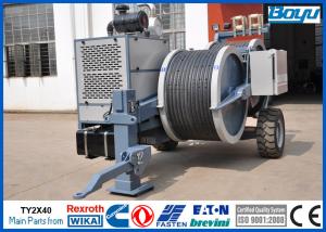 Quality Conductor OPGW ADSS Cable Stringing Equipment / Hydraulic Power Line Tensioner 9 Ton 2x45kN wholesale