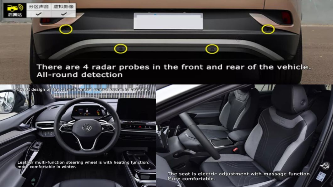 High Quality Electric Car SUV of Volkswagen VW ID4 Crozz Pure Plus Electric New Car for Sale