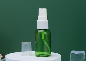 China Green 20ml Refillable Atomizer PET Plastic Spray Bottle Screen Printing on sale