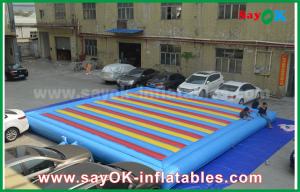 Quality 0.55mm PVC Inflatable Mat Bouncer For Children Playing Sports Game wholesale