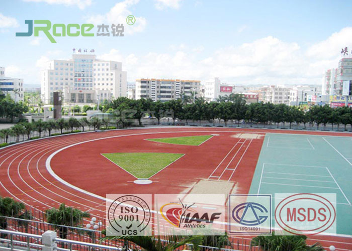 Quality Professional Tartan Track Surface 42 % Shock Absorption , Long Service Time wholesale