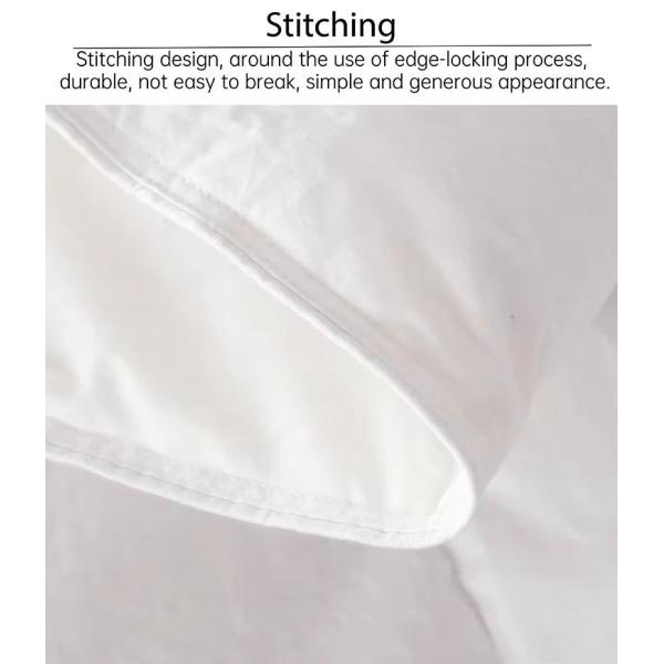Luxury Cotton Fabric Hotel Duvet 90% White Duck Down Quilt