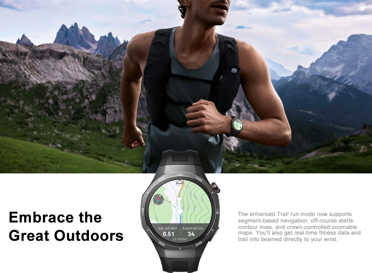 WATCH GT 5 Pro Smart Watch AMOLED Color Screen Sports Tracker Health Monitor Wristwatch up to 2-Week Battery Life