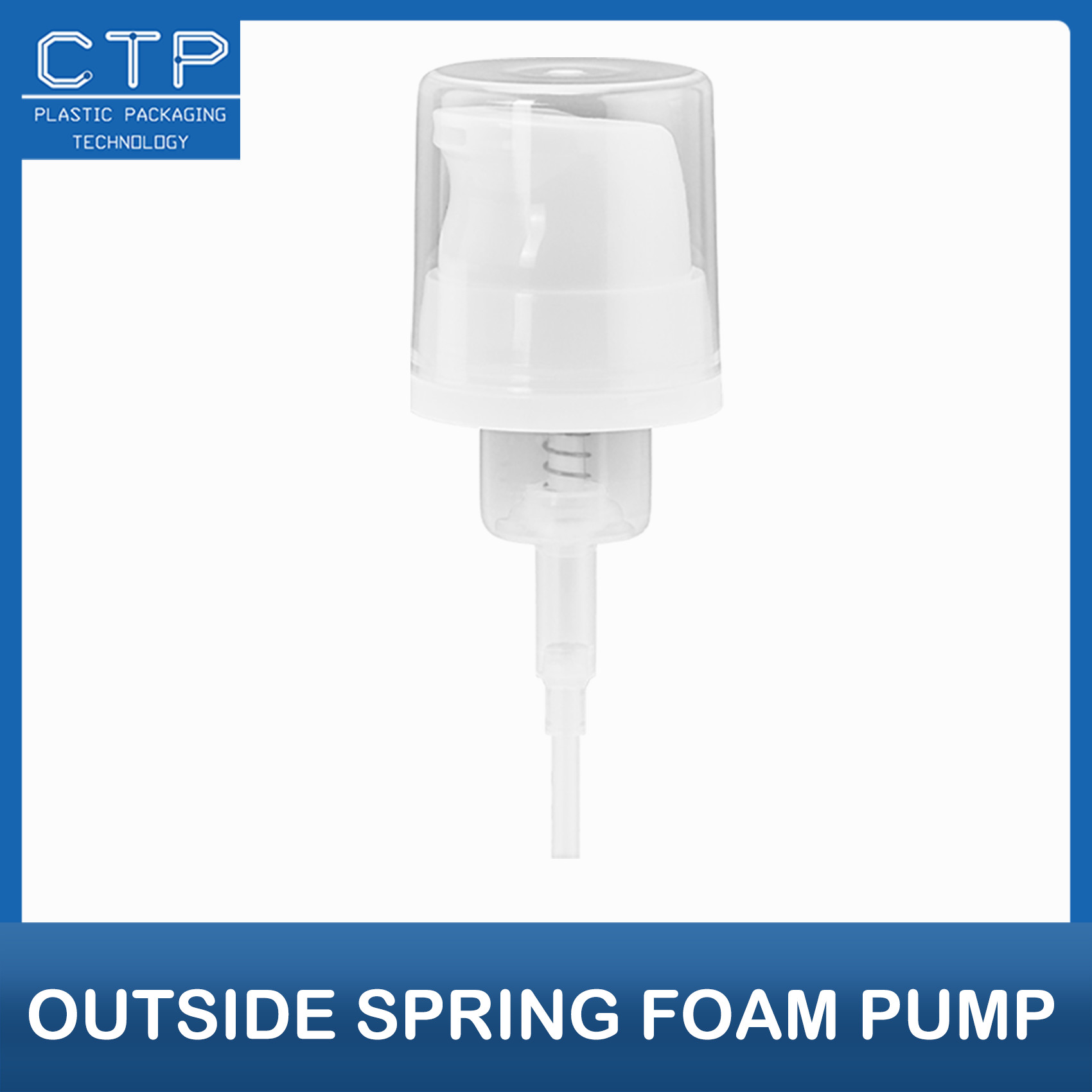 Smooth 0.4CC Minin Bottle Head Dispensing Attractive Shape Foam Products