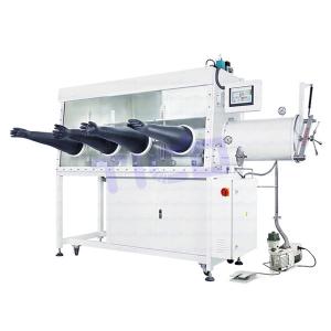 Quality Single Sided Double Station Vacuum Lab Glove Box For Battery Research wholesale