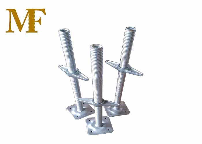 Quality Adjustable Zinc 25um BS1139 En74 Tower Scaffold Screw Jack wholesale