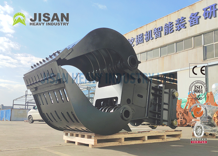 360 Degree Rotation All Directions Sorting Excavator Demolition Selection Grab