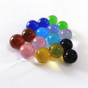 China Solid Small Colored Glass Ball With High Precision Crystal Sphere 25mm 30mm 40mm 50mm on sale
