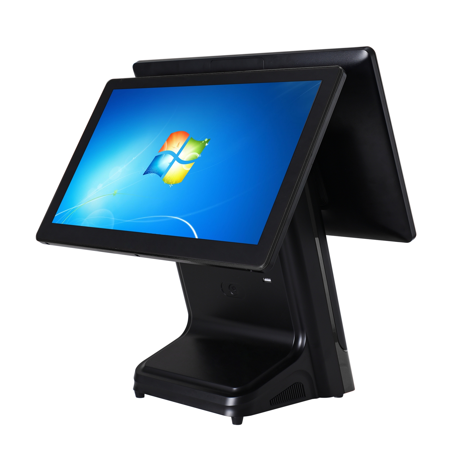 Win/Android Compatible POS System with 15/15.6-inch LED/VFD Display and 2nd Display Option