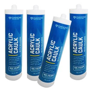 Quality Rain Proof Caulk Caulking Siliconized Acrylic Sealant Strong Metal Adhesive wholesale