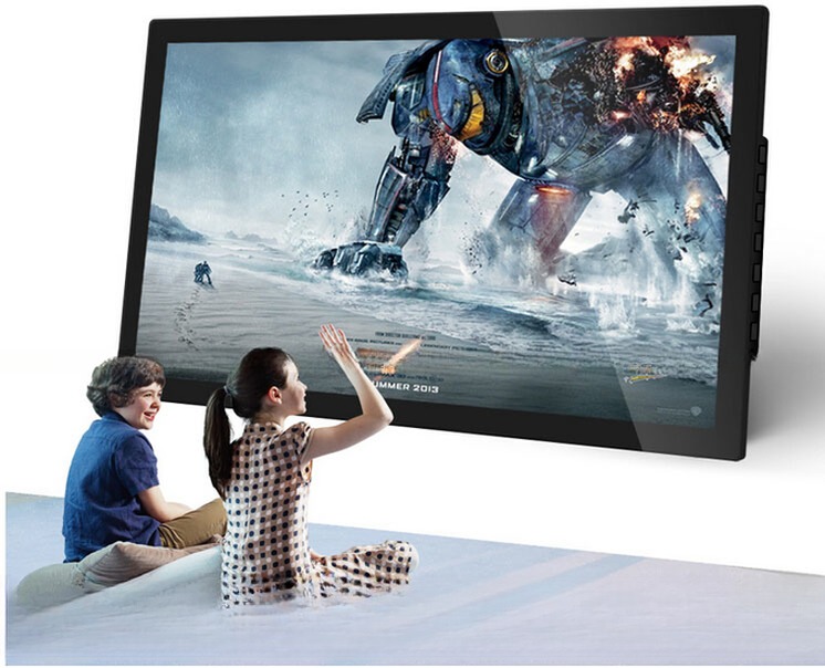 50" 49" inch standing vertical self service kiosk PC capacitive touchscreen Android/Win11/Linux OS with wireless WIFI 4G network
