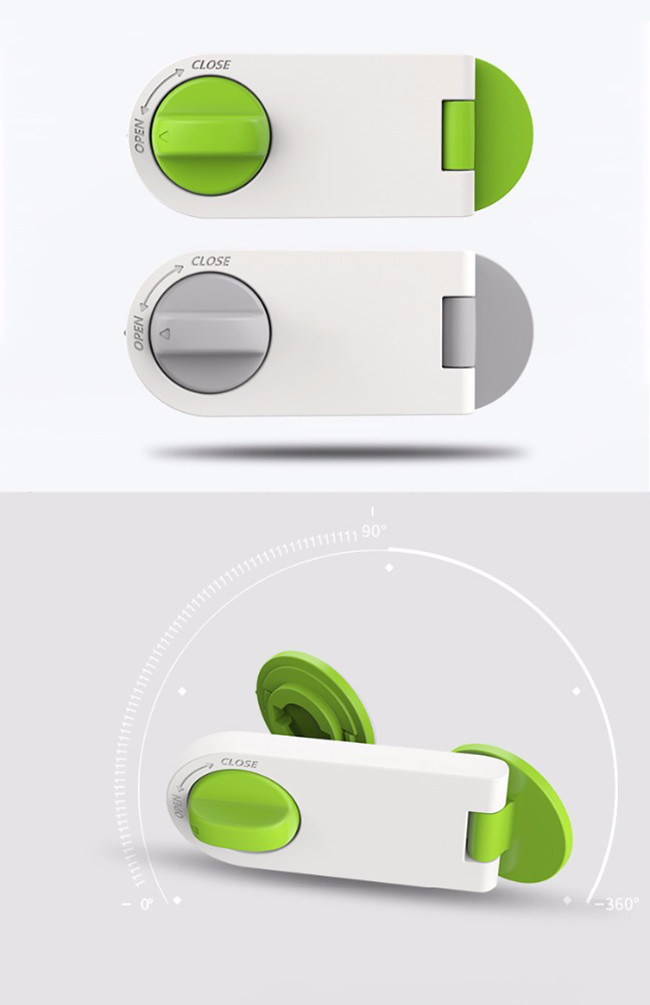 Multifunctional Cabinet Kid Proof Window Locks Latches ABS Material For Cabinets