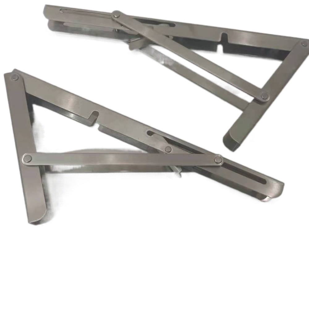 DIY Work Bench Shelf Bracket Heavy Duty Stainless Steel Collapsible 1.5mm Thickness
