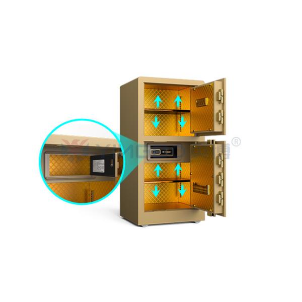 Fingerprint Digital Lock Home Safety Safe Box H1000mm Gold YB/RS-100D