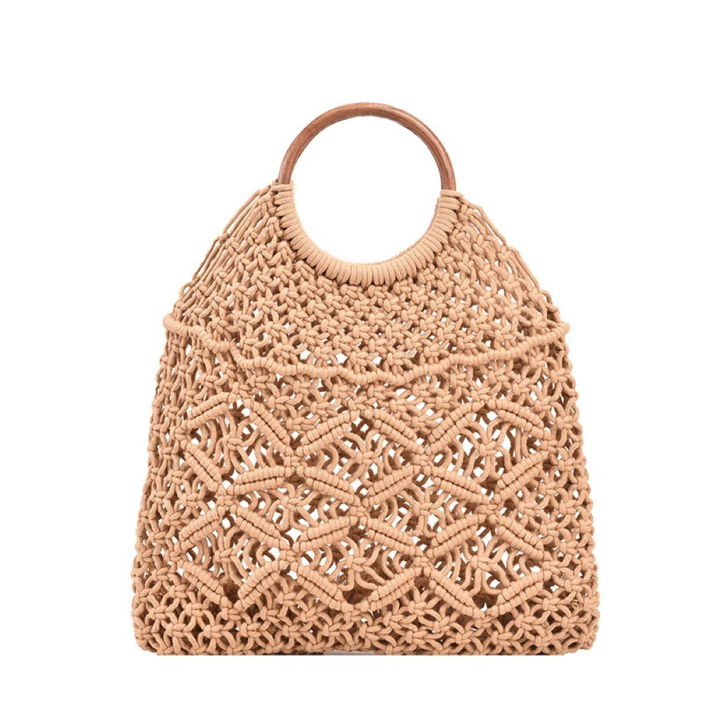 Round And Half Round Bamboo Bag Handle With Bamboo Root For Lady's Handbag