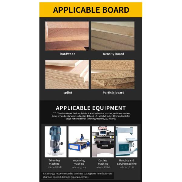 Carbide 12.7mm Arden Router Bits 3D Woodworking V Groove Bit Engraving Router