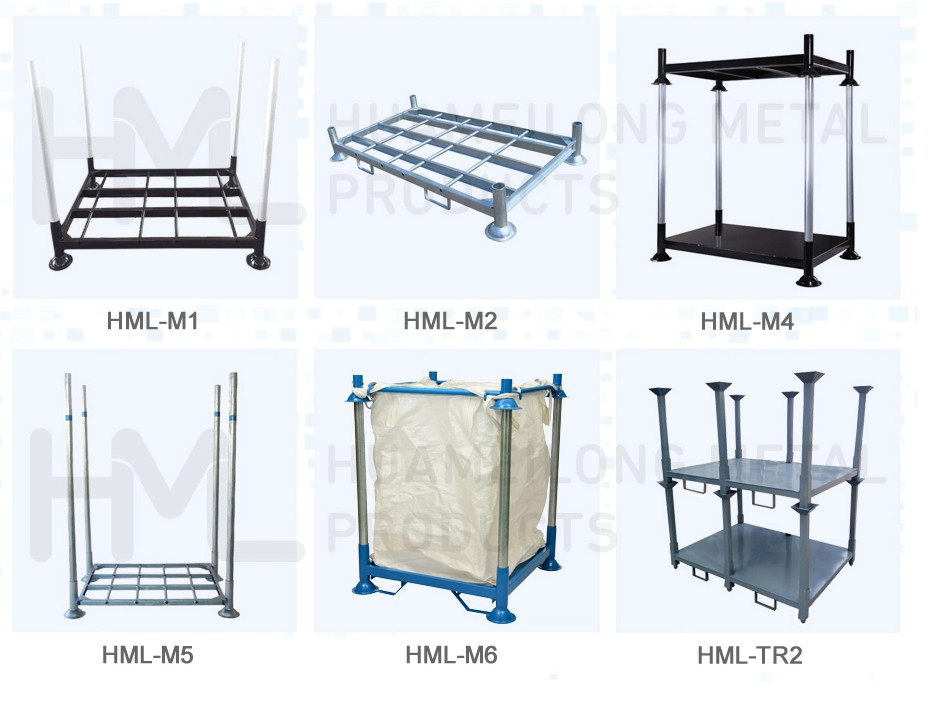 Sturdy 4 Nestainer Storage Racks 1000-2000mm Height 1500kg Loading Bear Weight