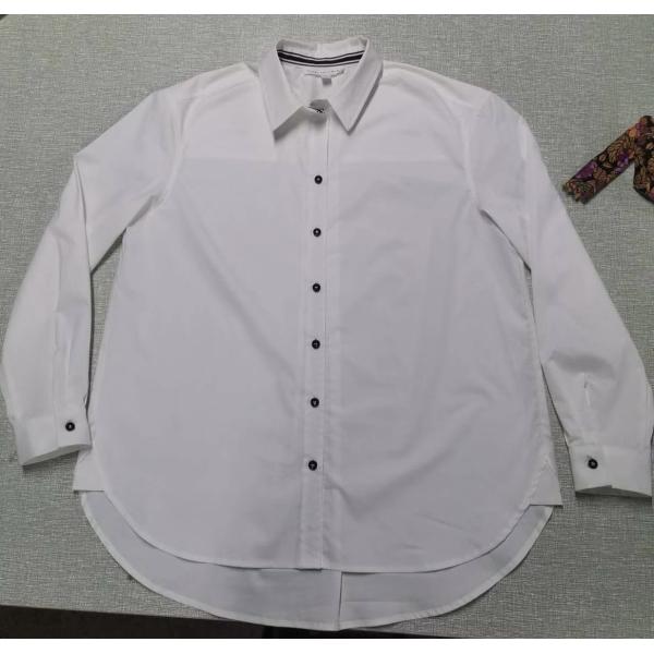 Blouses 100% cotton with stretch Spandex fabrics for Women