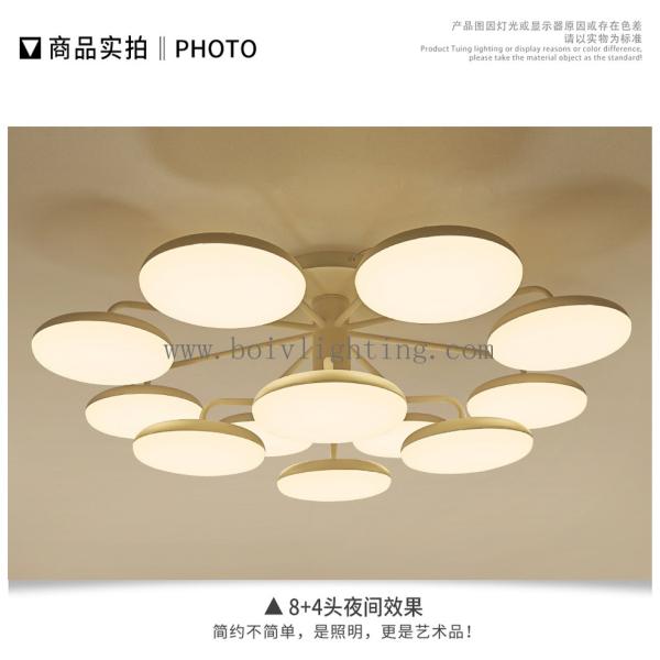LED Ceiling Lamp Indoor Light With White Color BV2177-8+4 LED Watts 144W