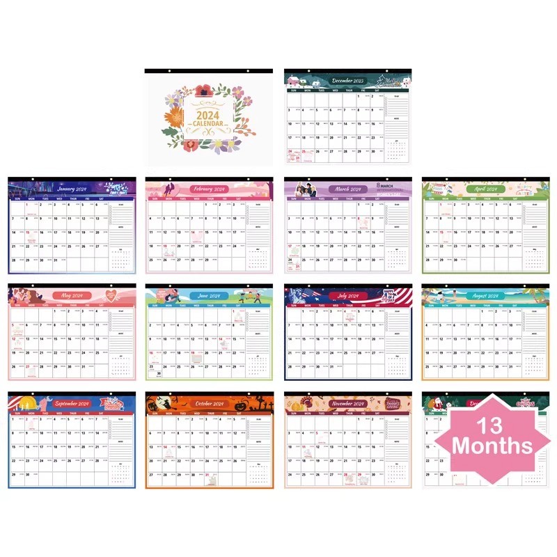 Make Your Custom Wall Calendar Stand Out with Personalization and Durable Spiral Binding