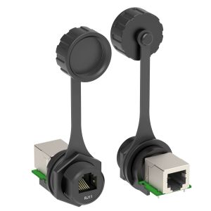 Quality Female To Female 6P6C IP67 Waterproof RJ11 Modular Adapter For Cable Extension wholesale