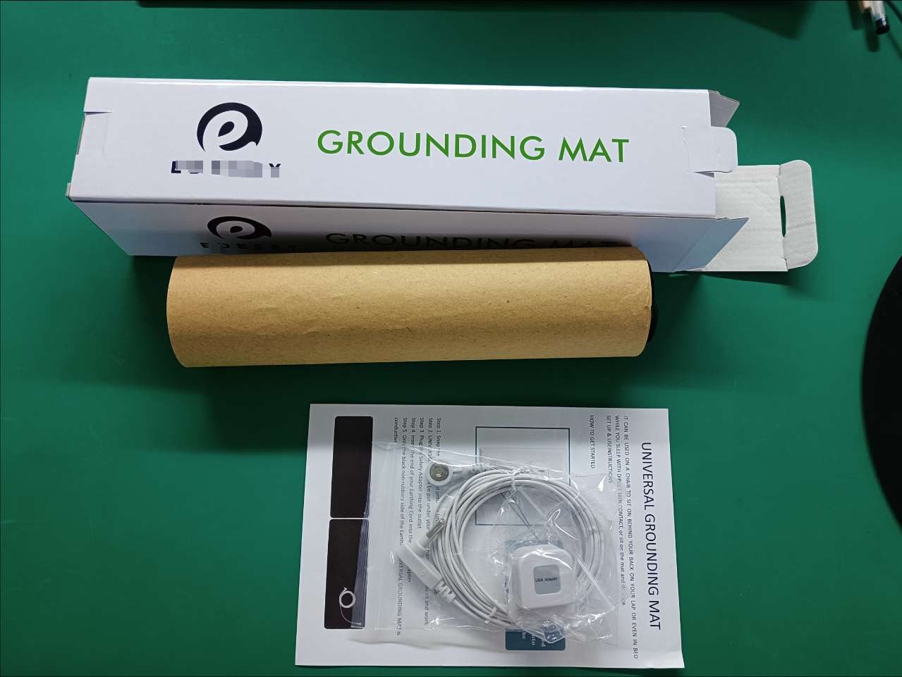 Universal Grounding Mat 40*60CM Grounding Mat 23.6*15.7" Earthing Matt Kit Cord Healthy Grounding Pad