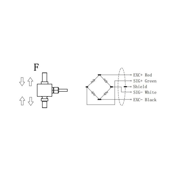 1100 Ohms Tension Compression Load Cell