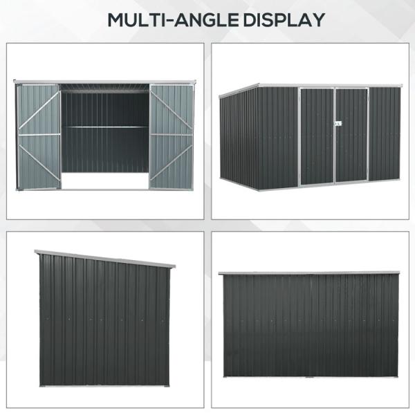 Outdoor Garden Backyard Bicycle Shed House with Custom Logo Embroidery or Printing