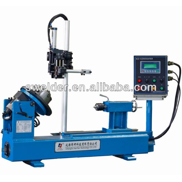 Automatic PLC Controlled Circumferential Welder Precision Tube Pipe Welding Machine Speed 1 - 10RPM