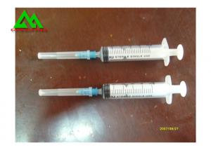 Sterile Medical And Lab Supplies Disposable Syringe With Needle 3cc / 5cc / 10cc / 20cc