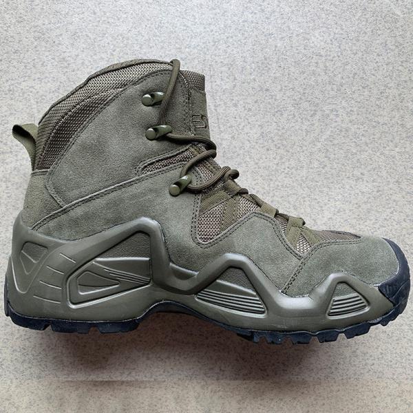 Men'S Mid Top Military Hiking Boots Breathable For Outdoor Sports