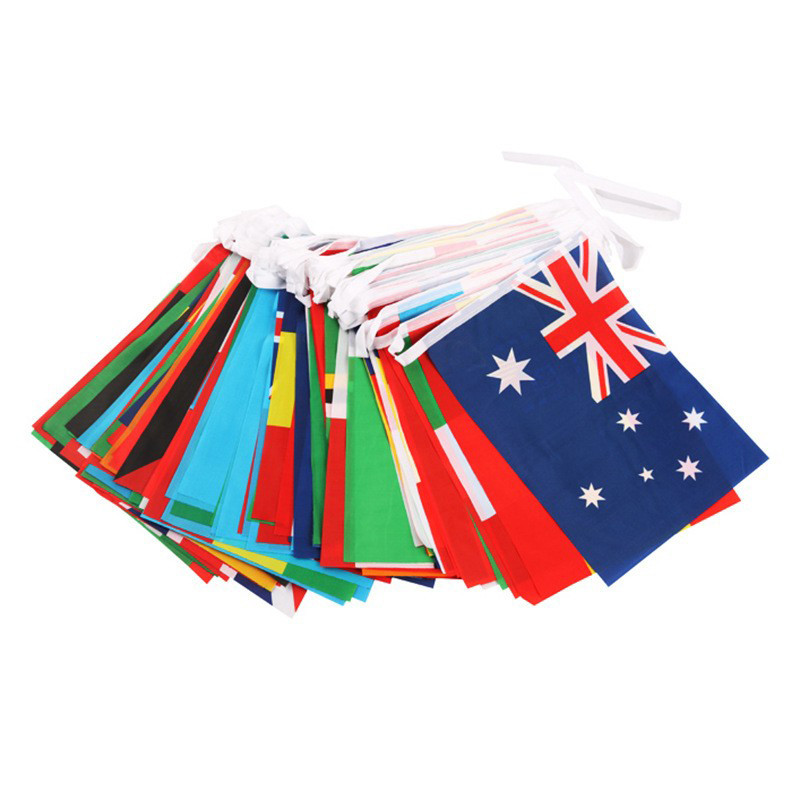 Waterproof Bunting Flags Outdoor For World Cup Celebration